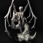 Estatua de Kerrigan de Starcraft de EdytheCross3D - impresión 3D por Ramón J. Suárez (PaintForge)